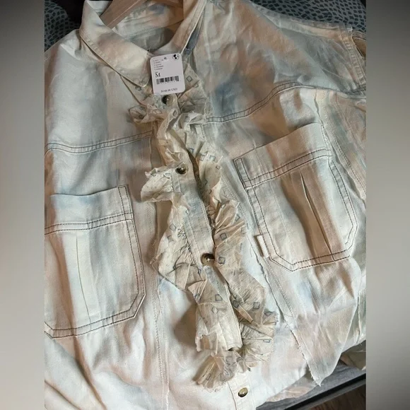 NWT: Free People We the free faded by the sun tunic shirt - Picture 7 of 8